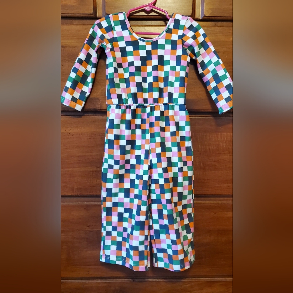 Alice and Ames size 4 geo mod romper jumper jumpsuit NEW